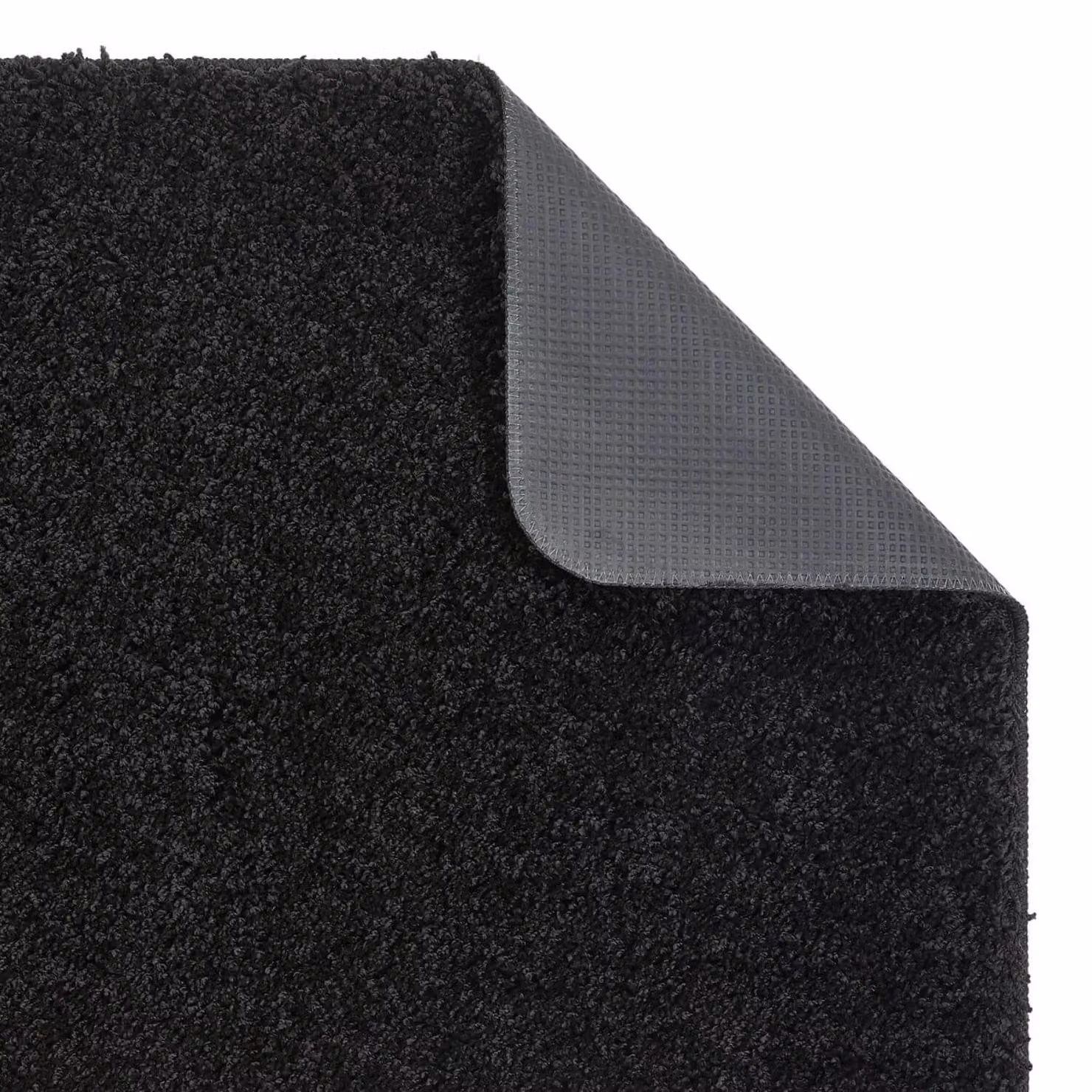 THE RUGS Washable Non Slip Shaggy Rug in Black, W: 67 cm, L: 300 cm – 3