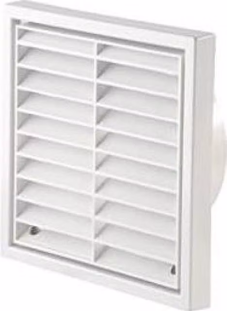 Airvent Fixed Grille, White, 100mm