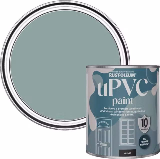 Rust-Oleum UPVC Paint in Gloss Finish, Blue, 0.75 l