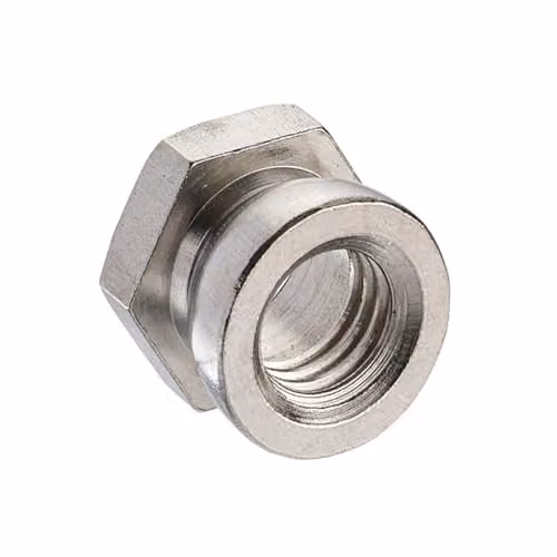 Unifix A1 Stainless Steel Shear Nuts M8 x 1.25 (13 Af) Silver, Box of 1000