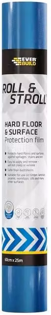 Sika Roll & Stroll Transparent Hard Surface Protector Film with Tape