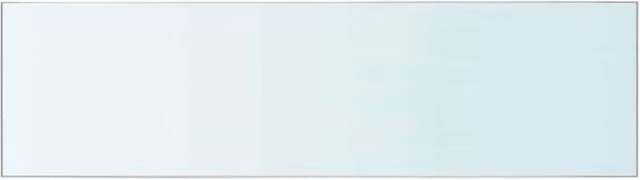 Berkfield Home Clear Glass Shelf Panel W: 50 cm, H: 12 cm, D: 1 cm