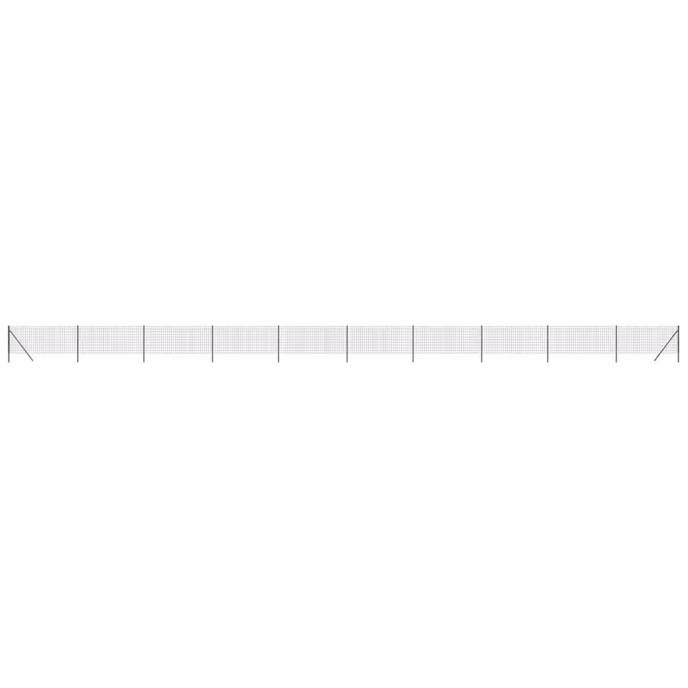 Berkfield Home Anthracite and Black PVC-Coated Galvanised Steel Wire Mesh Fence – 2