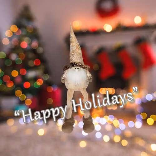 VFM e-Store Gold Christmas Santa Decoration, H 48 cm x W 14 cm – 3