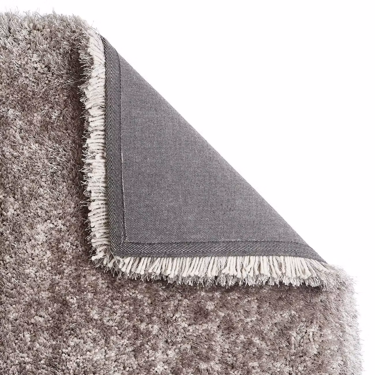 The Rug Shop UK Montana Handmade Modern Shaggy Area Rug in Silver, W: 200 cm, D: 290 cm – 3