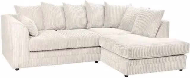 Snug Furniture Birmingham Ltd Camden Right Hand Corner Sofa Set in Cream Jumbo Cord