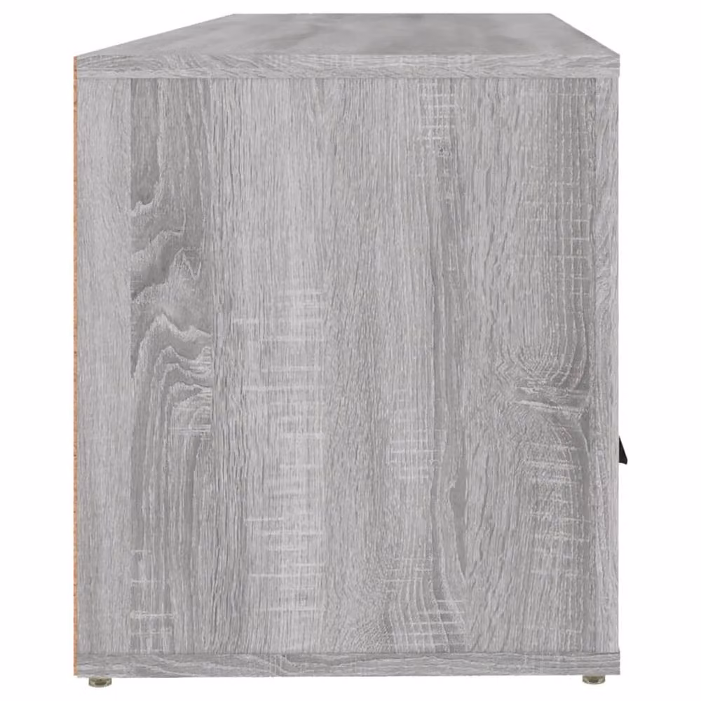 Berkfield Home Modern Grey Sonoma TV Cabinet in Matt MDF, W/D/H: 100 x 35 x 40 cm – 3