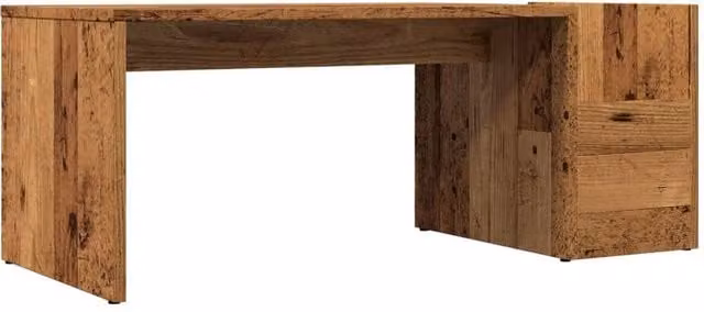 Berkfield Home Old Wood Coffee Table in Brown, W/D/H: 90 x 45 x 35 cm – 1