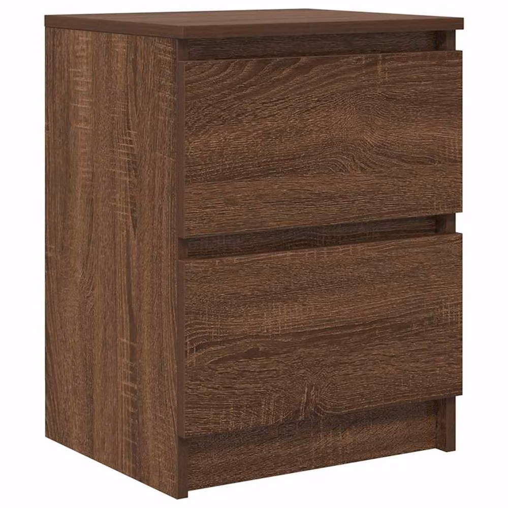 Berkfield Home Modern Brown Oak TV Cabinet in Engineered Wood W/D/H: 40 x 35 x 54 cm – 3