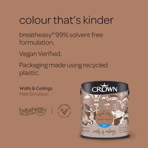 Crown Ochre Matt Emulsion Paint 2.5 l – 2