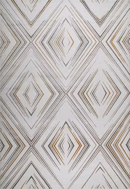 London Rug Company Claire Luxury Abstract Short Pile Rug in Multicolour, W/D: 240 x 340 cm