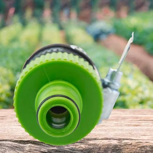 Roots & Shoots Snap-On Hose Tap Connector with Steel Clamp, Green – 3