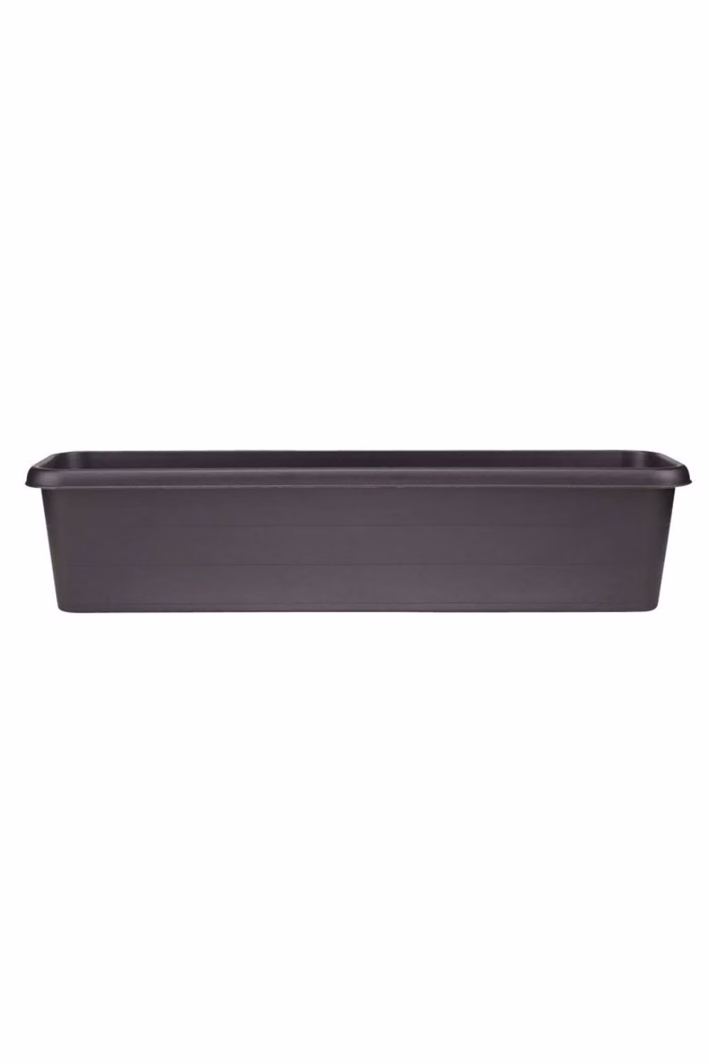 KDMD Stewart 80cm Black Plastic Terrace Trough Planter Tub – 2