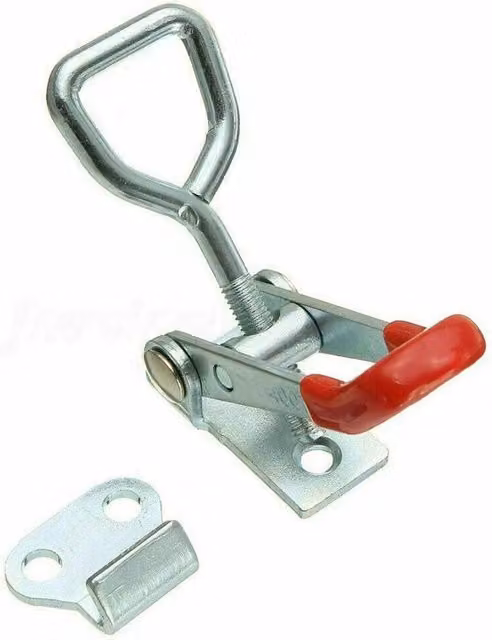 SPETLEK Adjustable Toggle Clamp Catch Lock, 5 Pieces, Silver
