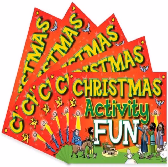 Tim Dowley Christmas Activity Fun Paperback Book Pack of 5 by Candle Books, Multicolour – 2
