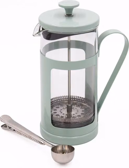 La Cafetire Monaco Stainless Steel 8 Cup Coffee Measure and Bag Clip in Mint
