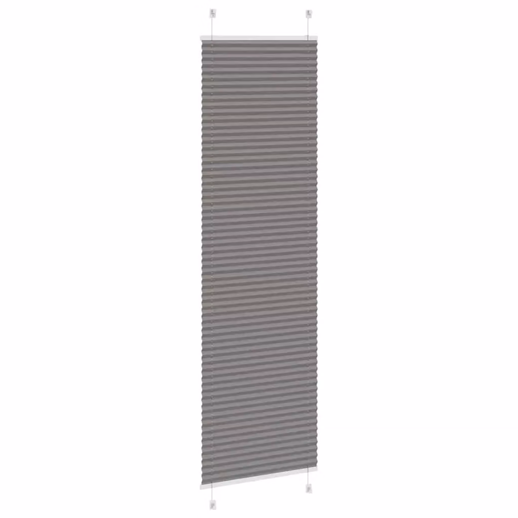 Berkfield Home Single Pleat Corded Blind in Anthracite and Black, Polyester, W: 65 cm, H: 200 cm – 3