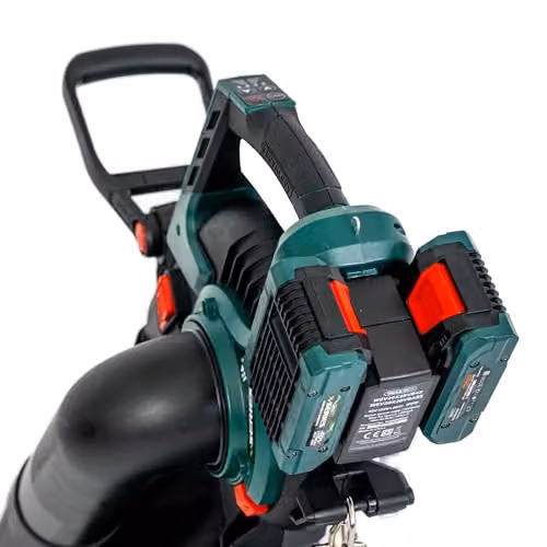 Webb 40V (2 x 20V) Blower and Vacuum in Green with 2 x 4Ah Rechargeable Batteries and Charger – 5