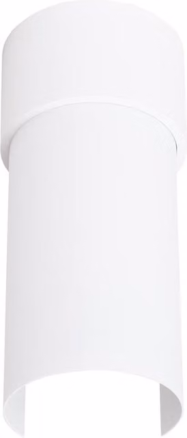 Sollux Lighting minimalist white metal cylinder ceiling lamp, W/D/H: 21 x 10 x 10 cm