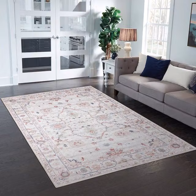 Woohoo Furniture Atlanta Chenille Runner in Beige and Multicolour