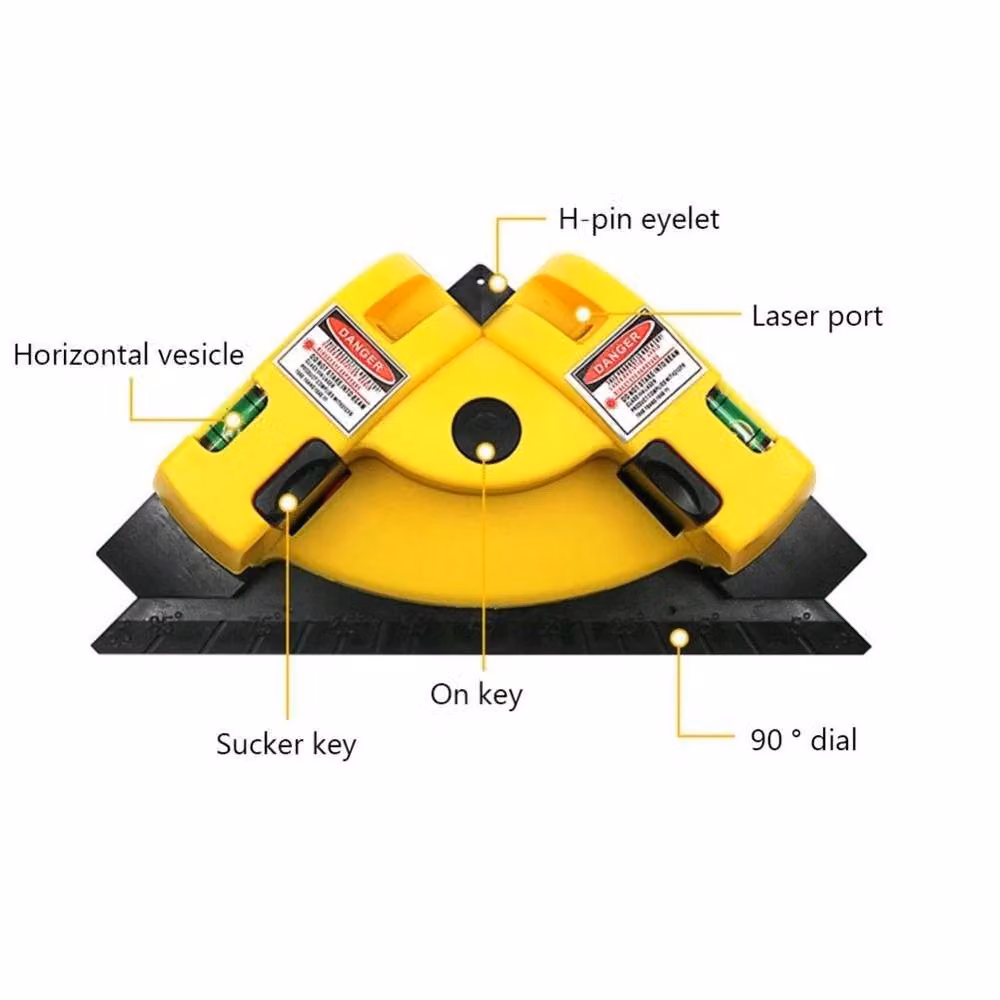 SPETLEK Yellow Right Angle 90 Degree Square Laser Level Tool – 2