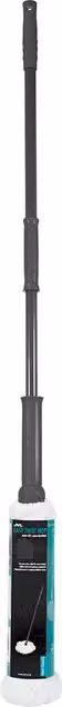JVL Super-Absorbent Easy Twist Microfibre Floor Mop with Wringer and Scraper, Grey and Turquoise – 2