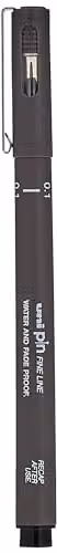Uni-Ball Fineliner Pin 01200 GF in Dark Grey – 2