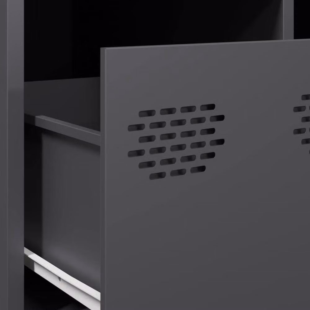 Berkfield Home TV Cabinet in Anthracite W: 68 cm, D: 50 cm, H: 43.5 cm – 5
