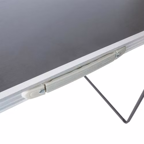 Harbour Housewares Folding Metal Table in Black, W: 80 cm, D: 60 cm, H: 69 cm – 3