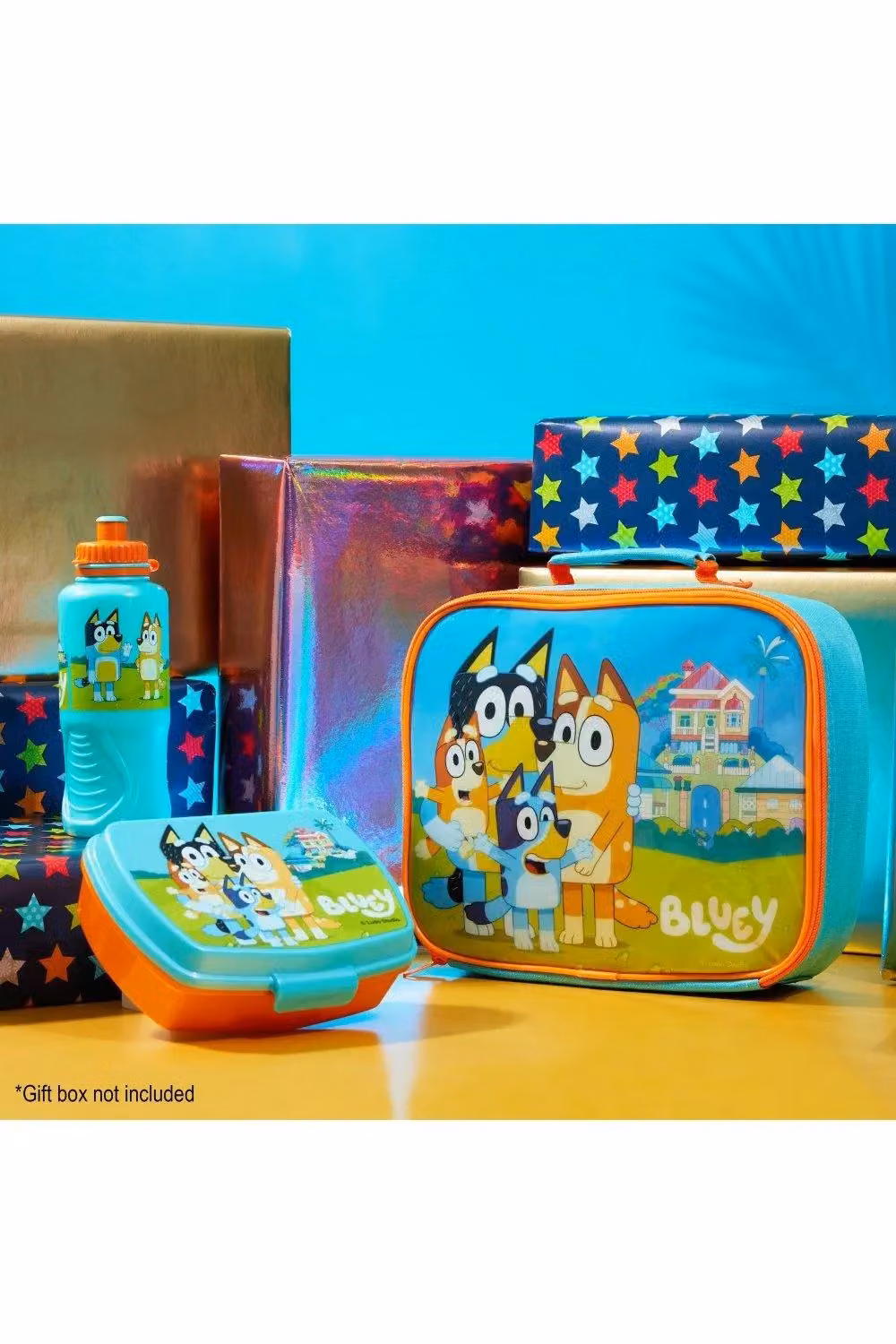 Bluey 3 Piece Lunch Set with Insulated Bag, Lunch Box and 430ml Water Bottle, Multicolour – 5