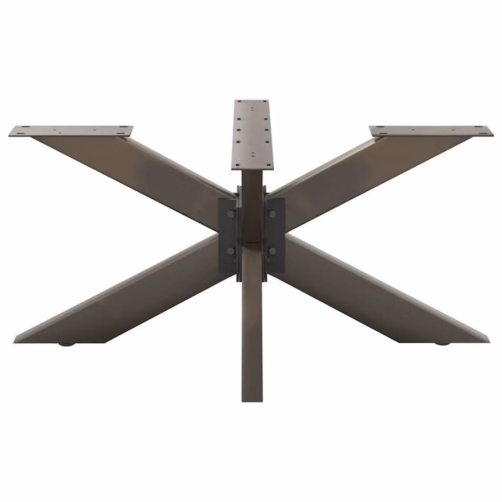 Berkfield Home Spider Shape Coffee Table Legs in Matt Black Steel, W: 98 cm, D: 58 cm, H: 42-43 cm – 2