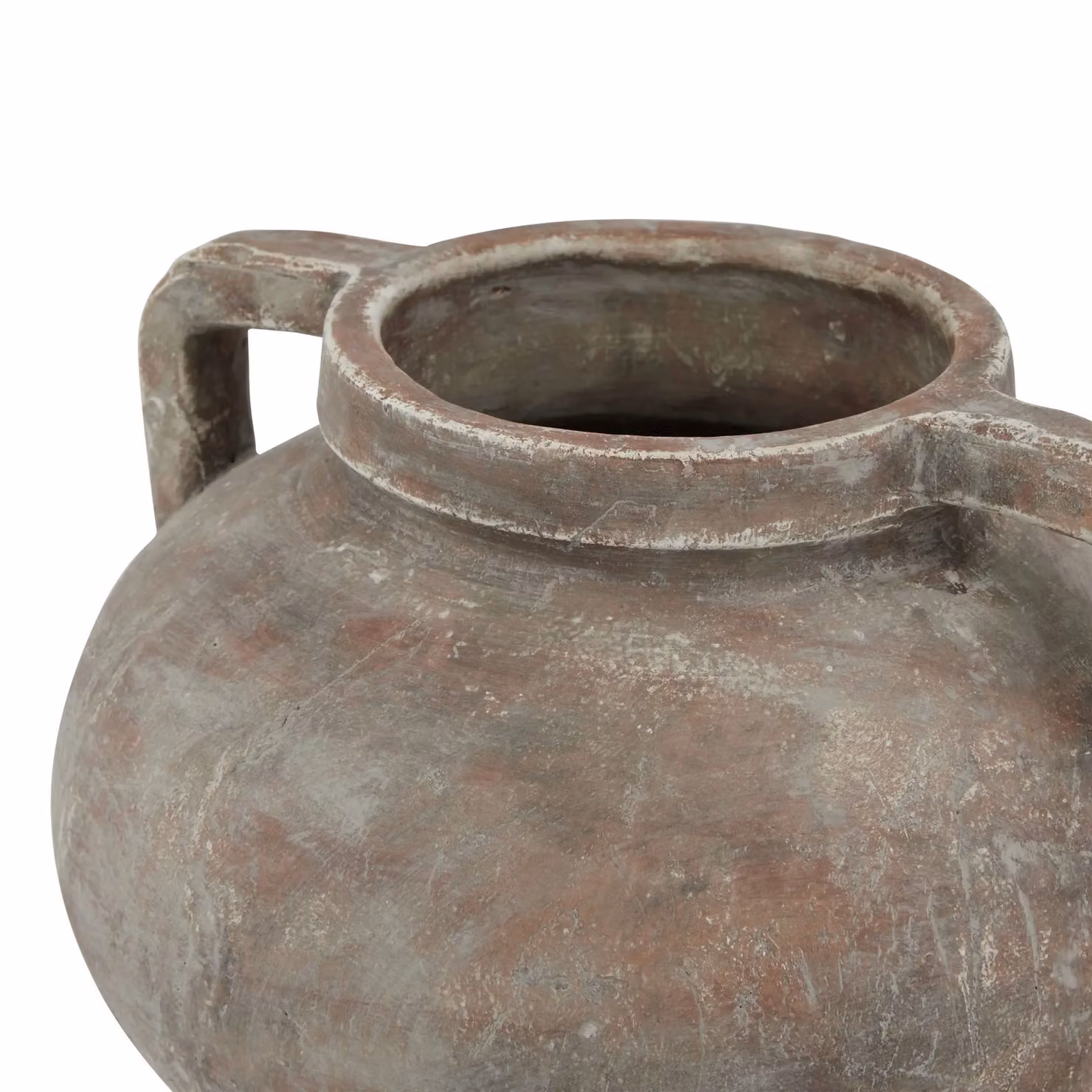 Love Lace Siena Brown Ceramic Round Tabletop Pot – 2