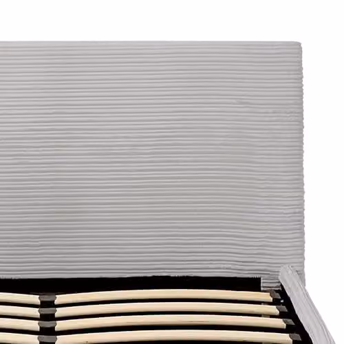 GFW Modern Corduroy Fabric Ottoman Storage Bed in Grey, W/D/H: 140 x 200 x 84 cm – 3