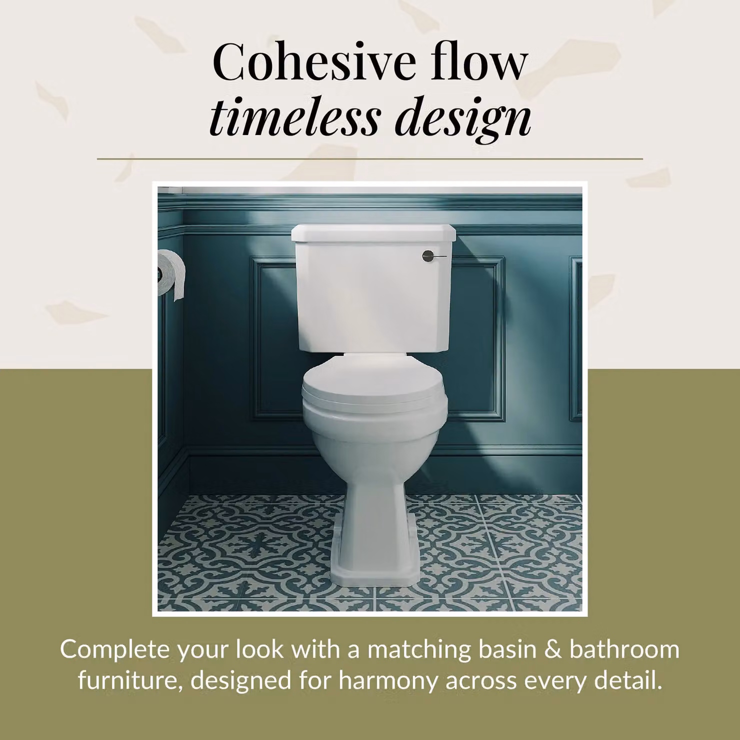 Balterley Traditional Close Coupled Ceramic Toilet with Cistern and Soft Close Seat, White, W: 47 cm – 4
