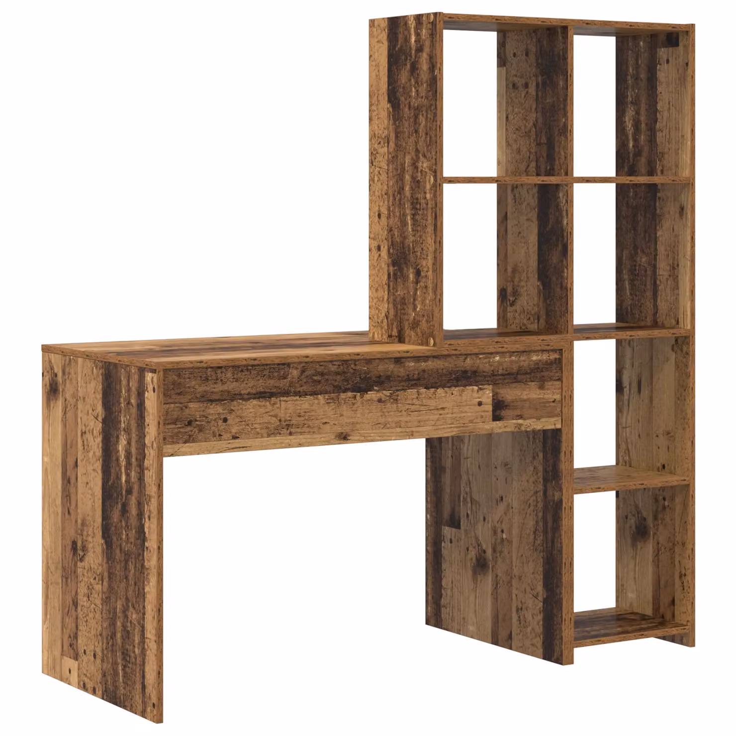 Berkfield Home Modern Storage Shelf in Brown Old Wood Engineered Wood – 3