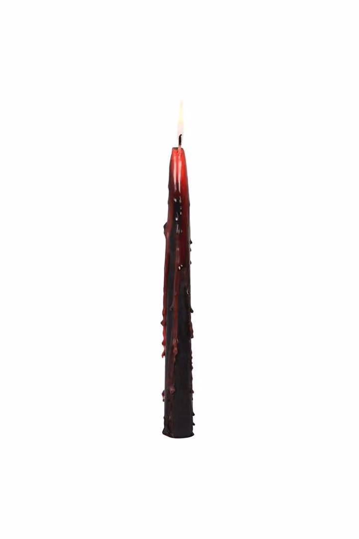 KDMD Set of 8 Vampire Blood Taper Candles in Red – 2