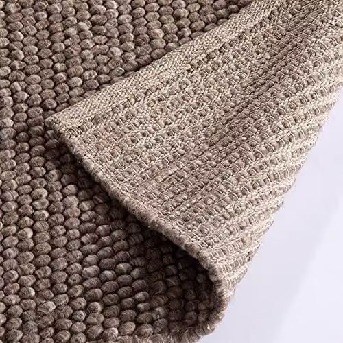 Arthouse Delilah Wool Pebble Rug in Beige, W: 160 cm, D: 230 cm – 3