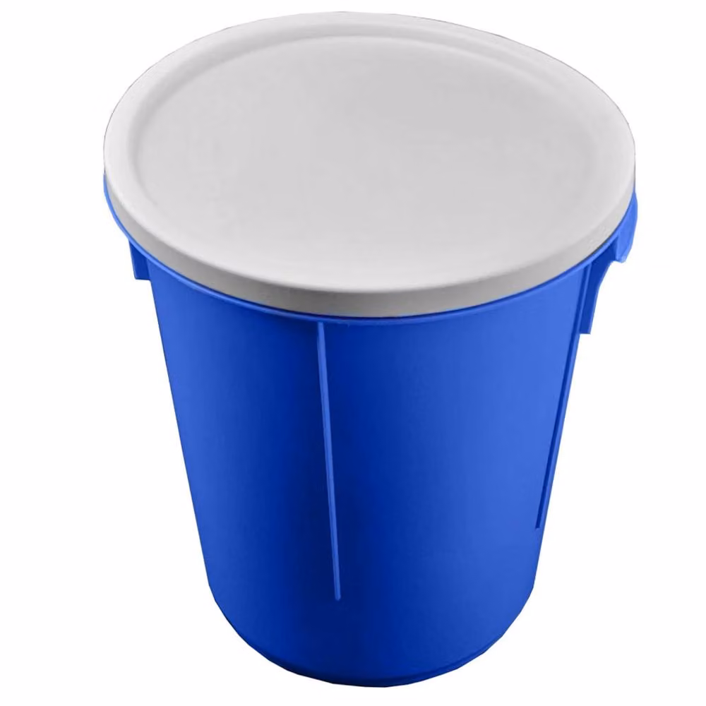 Nordara Blue 25L Storage Bucket and Nappy Bin with Flip Lid – 4
