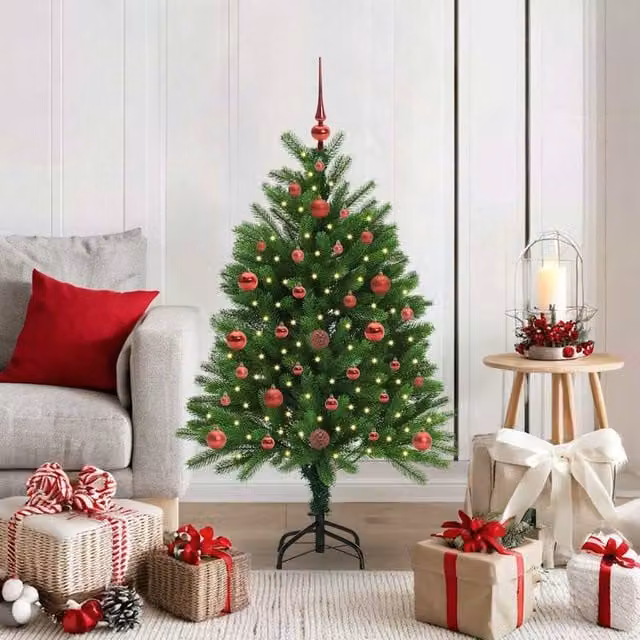 Berkfield Home Green Christmas Tree with 150 LEDs and Stand, Height: 120 cm – 1