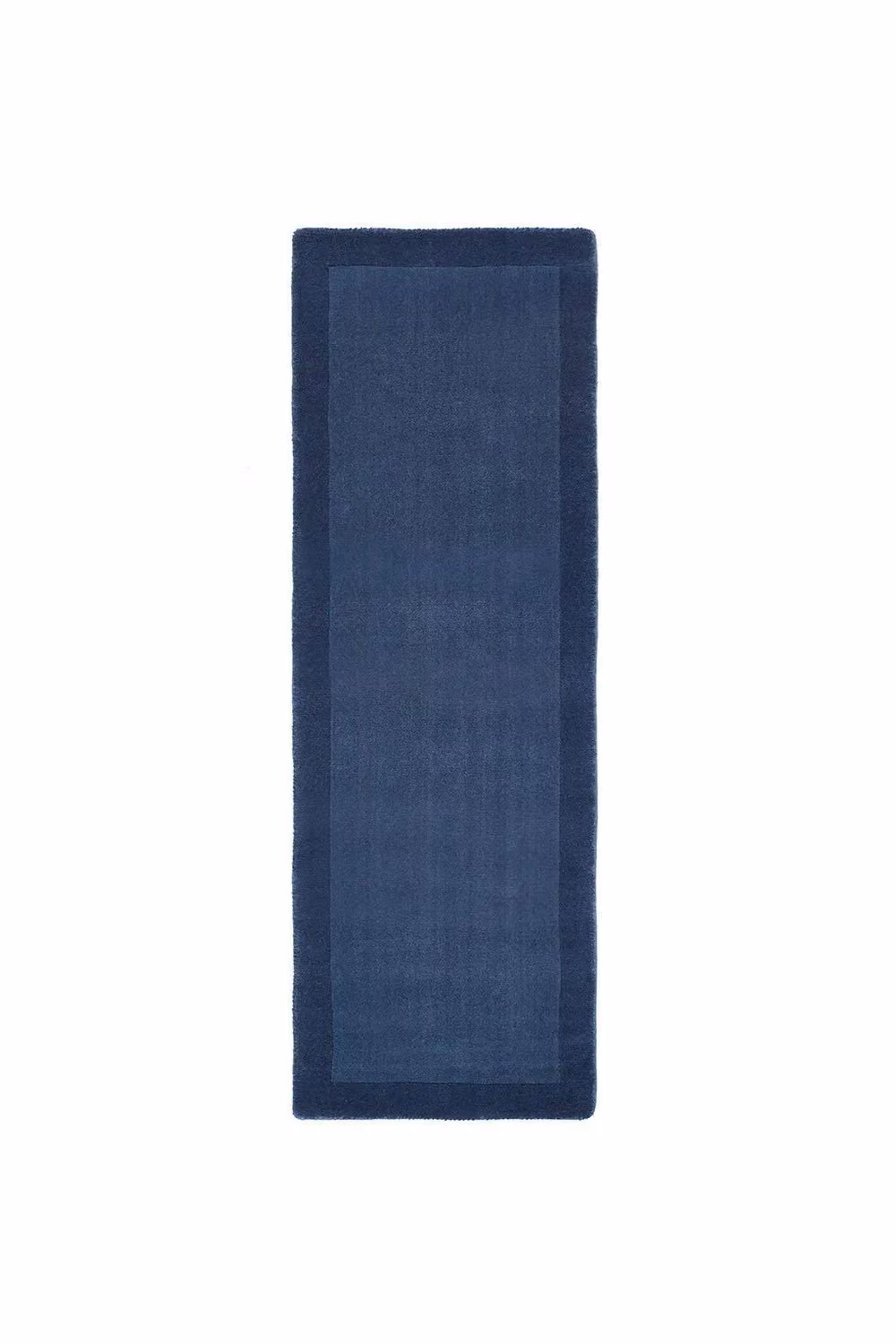 e-Rugs Contemporary Borders Plain Wool Hand Loom Woven Rectangular Rug in Blue, W: 200 cm, L: 290 cm – 5