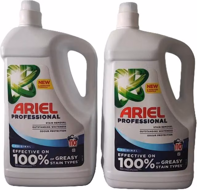 Ariel Professional Bio Regular Liquid Laundry Detergent, 4.95 l (9.2 kg)
