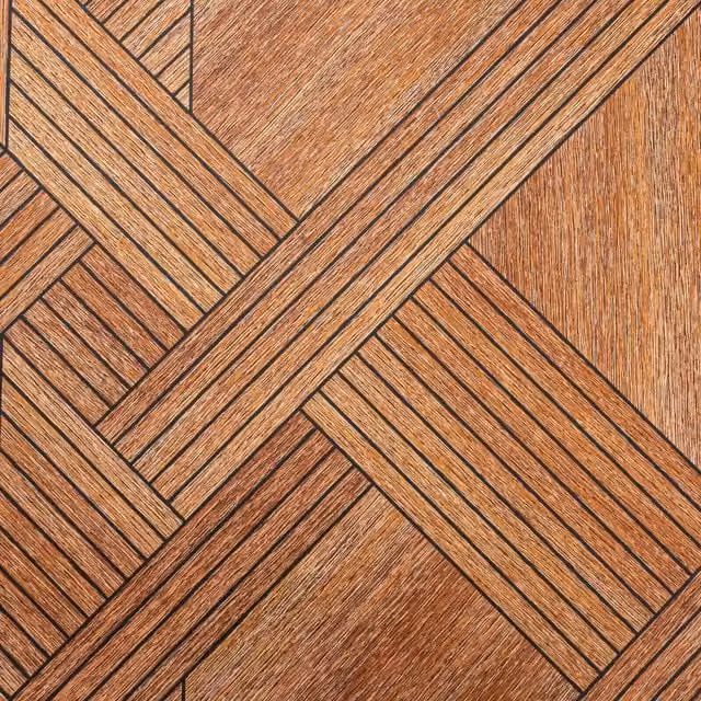 Rasch Wood Panelling Wallpaper in Brown and Grey with Geometric Abstract Texture