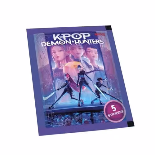 DIRAMIX K-POP Demon Hunters Sticker Pack with Holographic Designs, Multicolour and Purple Paper Stickers for Children – 2