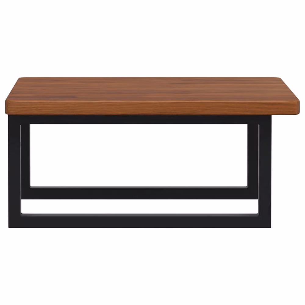 Berkfield Home Wall Mounted Basin Shelf in Brown Oak and Steel – 2