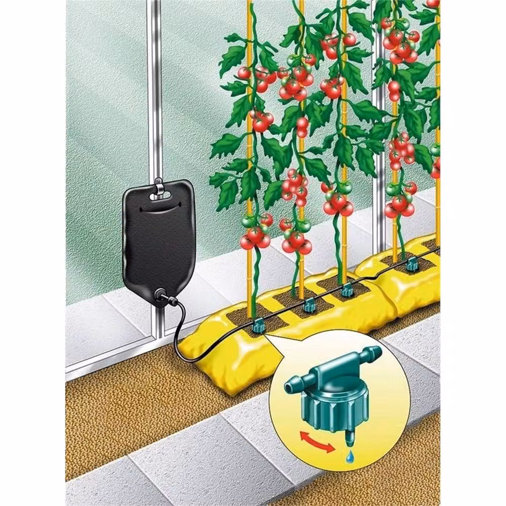 VOGREX Drip Gravity Watering Kit Garden Plant Irrigation System in Black – 5