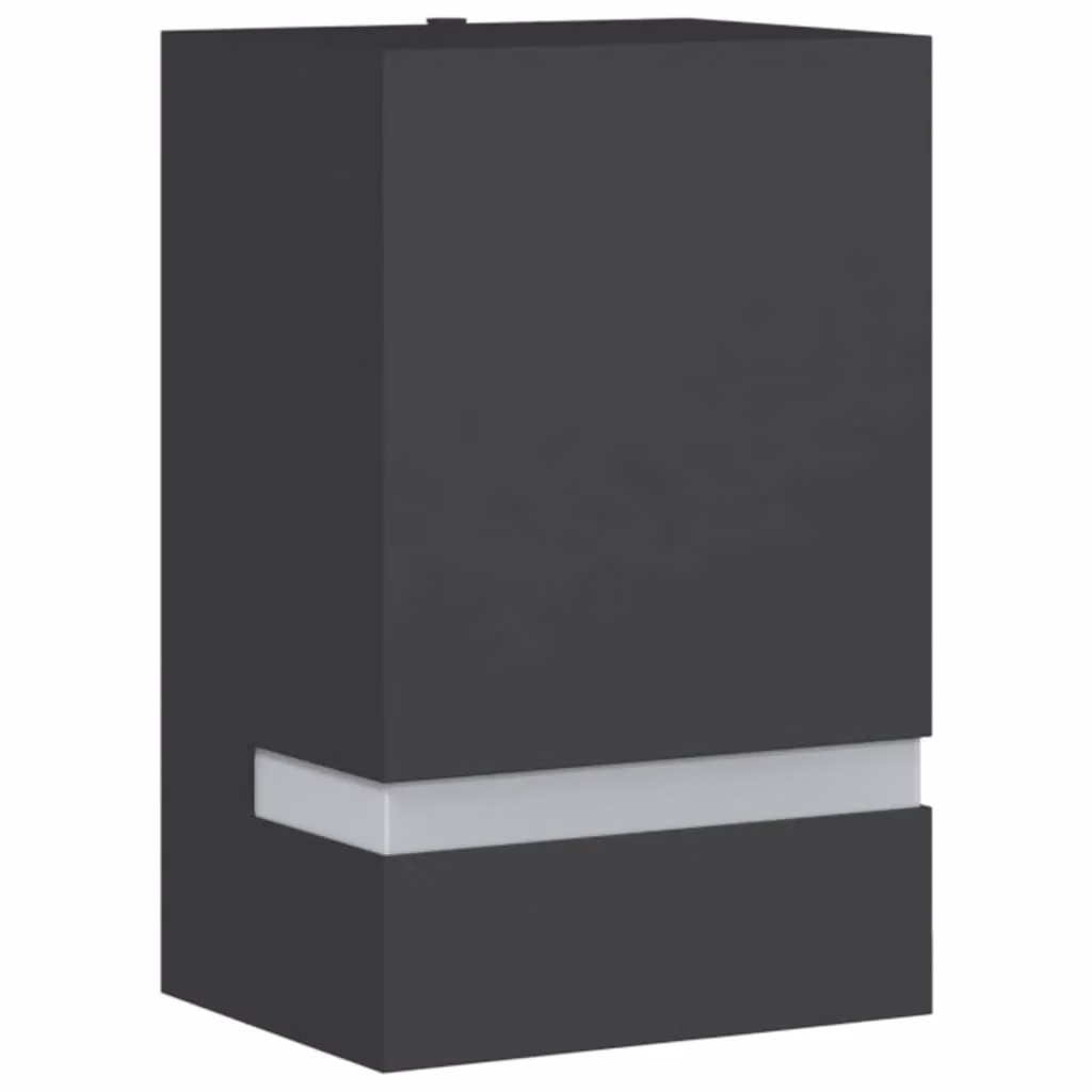 Berkfield Home Modern Black Stainless Steel Outdoor Wall Light for Garden and IP44 Rated – 2