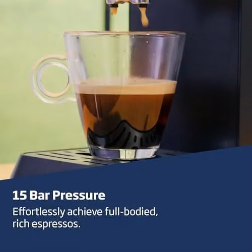 Beko CaffeExperto Manual Espresso Machine with Integrated Milk Frother and Touch Display, Black, W: 42.5 cm, D: 31.0 cm, H: 14.5 cm – 7