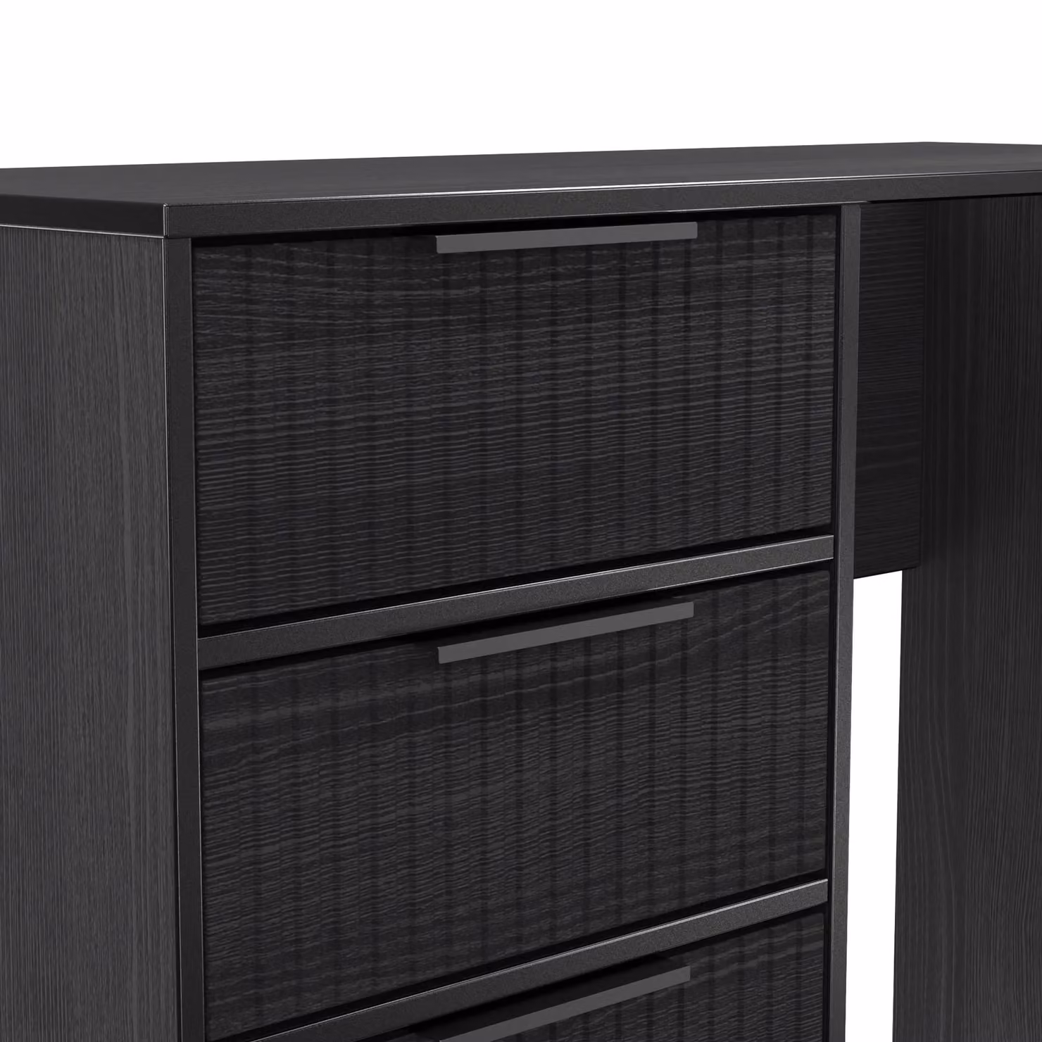 2 U Menai 4 Drawer Vanity in Black – 3