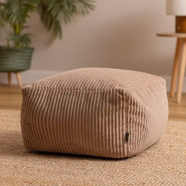 ICON Cord Footstool in Mocha Brown