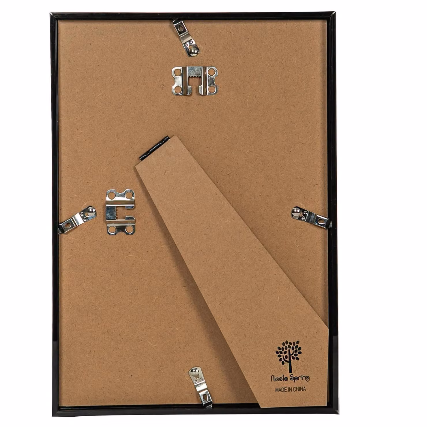 Nicola Spring Black A4 Single Rectangular Deep Box Photo Frame – 4